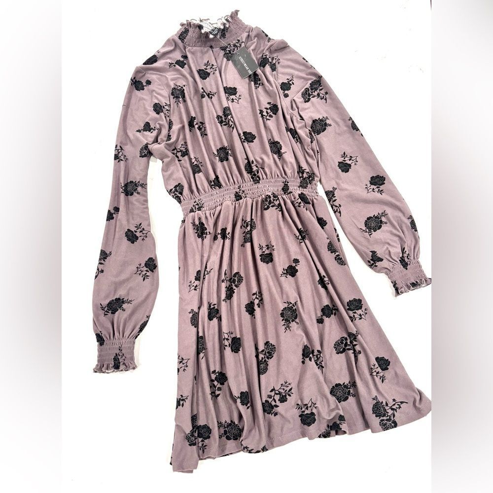 Vintage Floral Long Sleeve Dress Streetwear Society NWT!